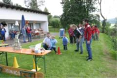 Wettkampfspiele mit der DJK Neukirchen, Pfeifenclub Brnst und dem  MSC Bleifu Georgmountain am 13.08.2005